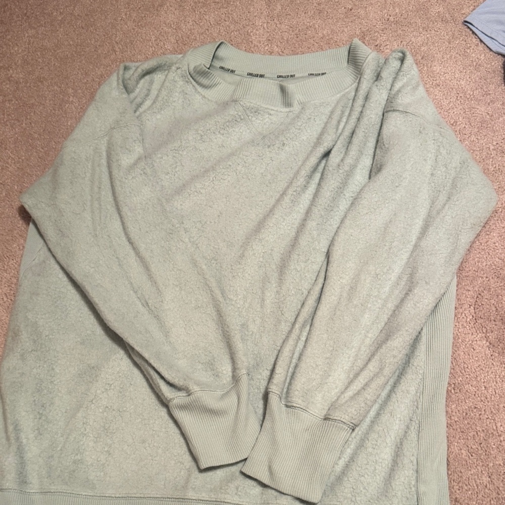 aerie Mint Green Crewneck Sweatshirt